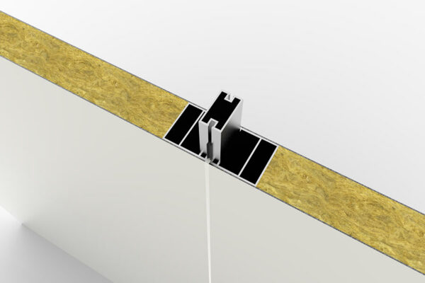 Delta 2000 ALUMINUM DeltaWall removable rockwool profile