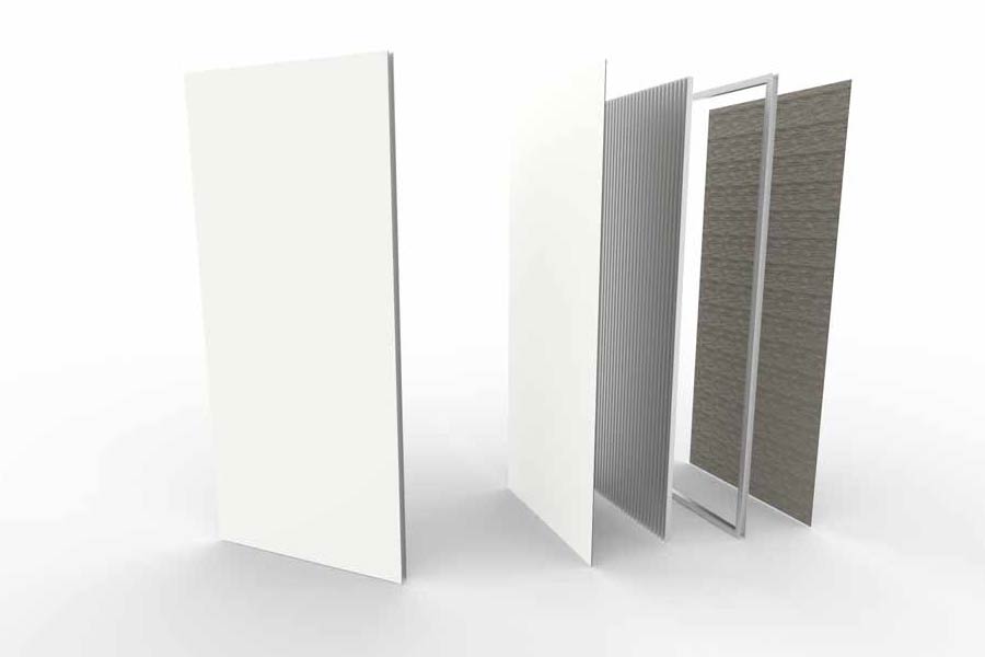 Delta2000 HPL DeltaWall Honeycomb panel with honeycomb aluminium insulation