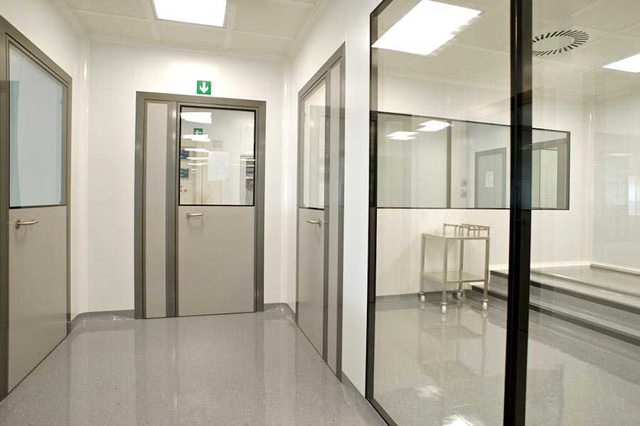 Delta2000 Glass walls for DeltaWALL cleanrooms