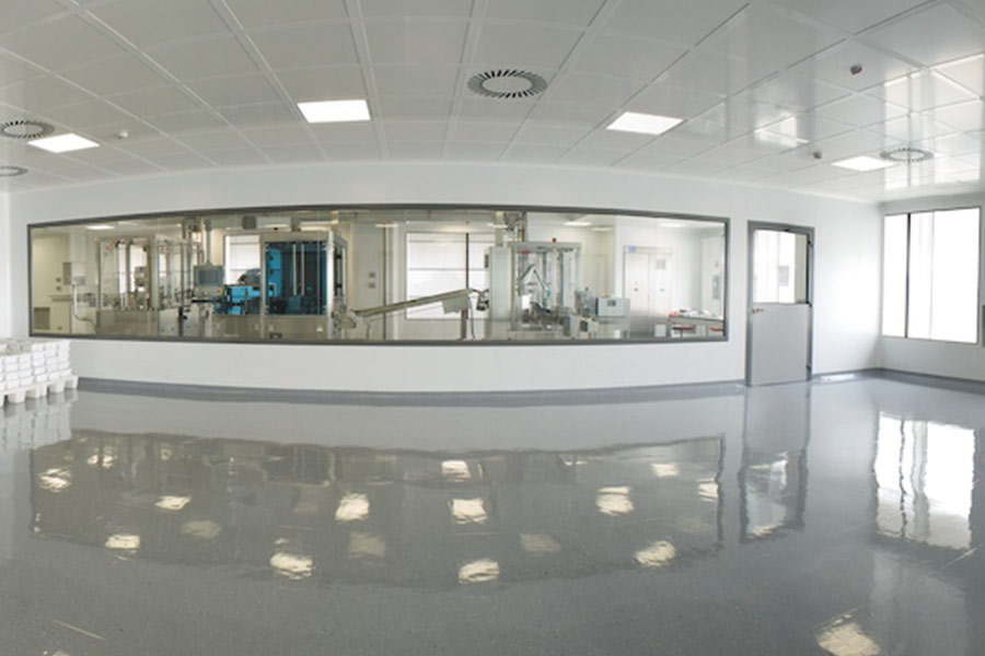 Controssoffitto per cleanroom Omega pharma ceiling