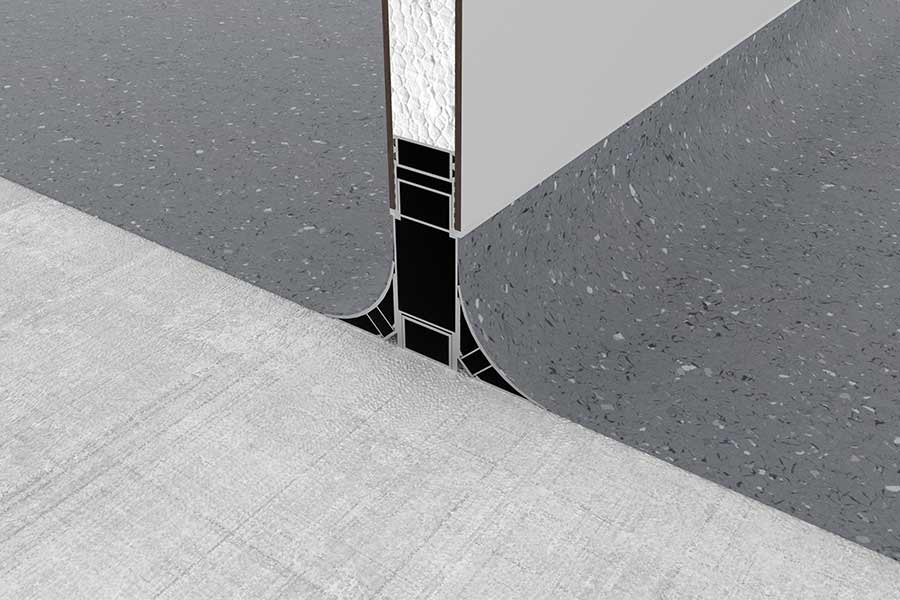 DeltaFLOOR heterogeneous PVC floor skirting