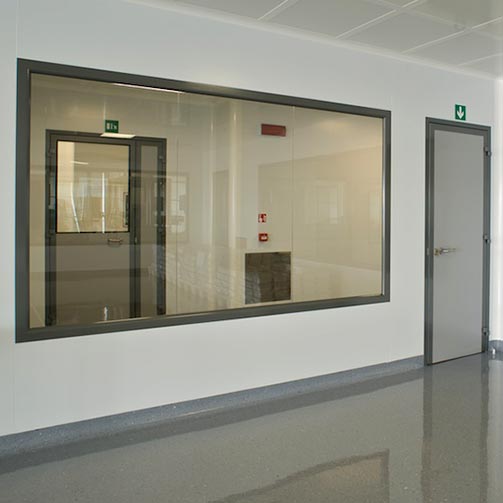 Glazed DeltaWalls Delta2000 Pareti modulari per camere bianche