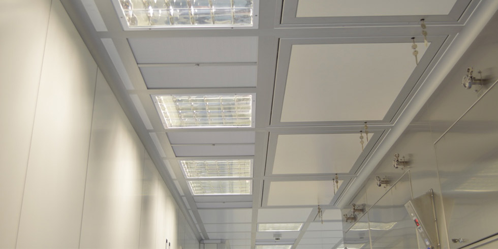 Delta2000 DeltaCEILING ceilings for cleanrooms