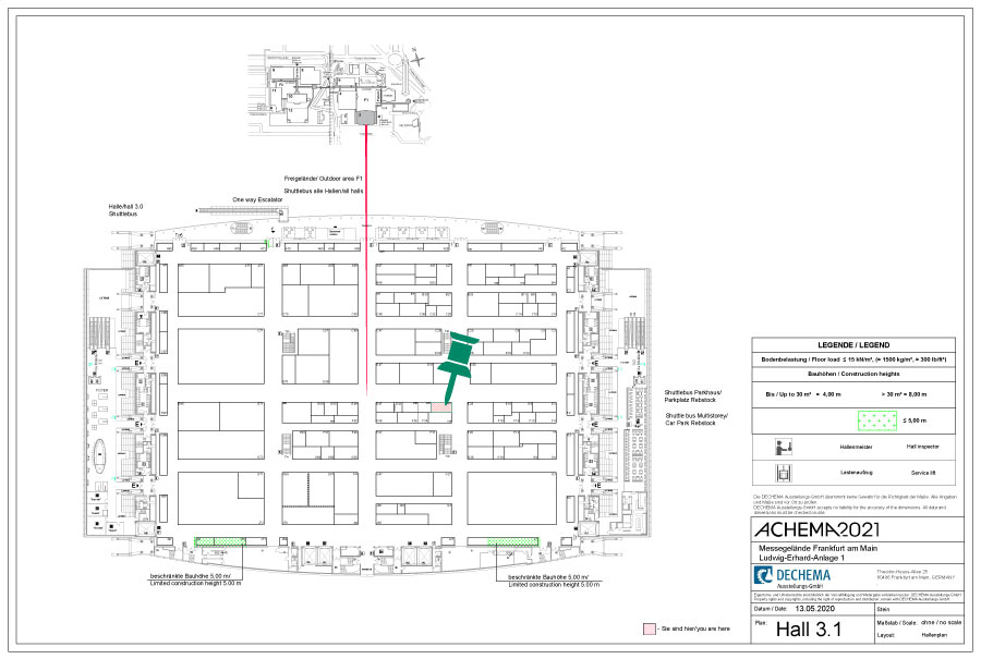 Fair Map Achema 2022 - STAND E27 HALL 3.1 by Delta2000