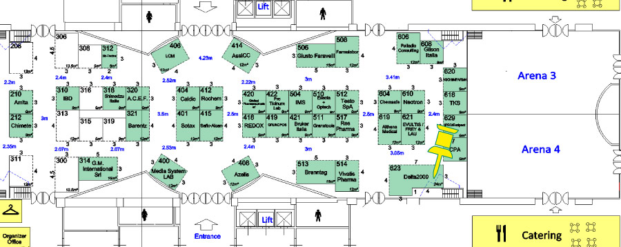 Delta2000 Fiera Making Pharmaceuticals a Milano Mappa