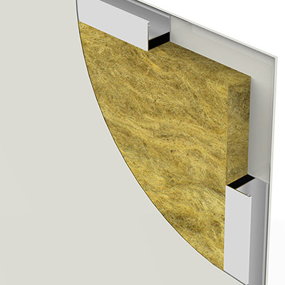 Cleanroom DeltaWall Steel Lana di Roccia