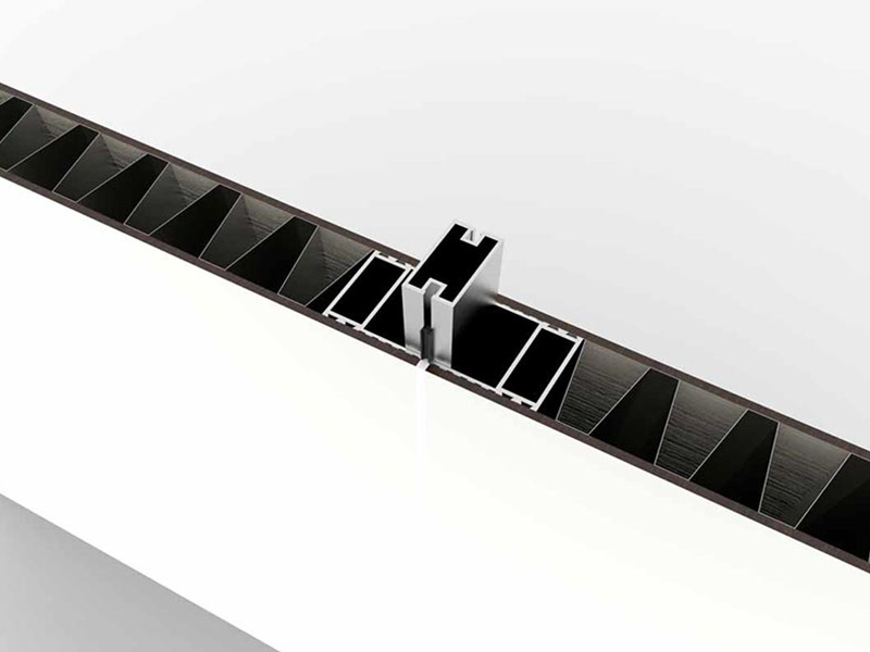 Camera bianca - Pannello HPL DeltaWALL Nido d'ape rimovibile