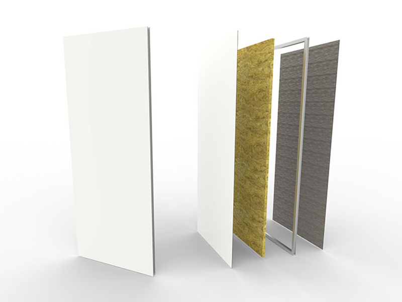 Camera bianca - Pannello HPL DeltaWALL Lana di Roccia