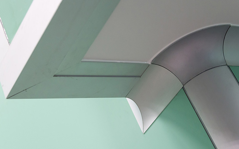 Profili alluminio camere bianche ospedale