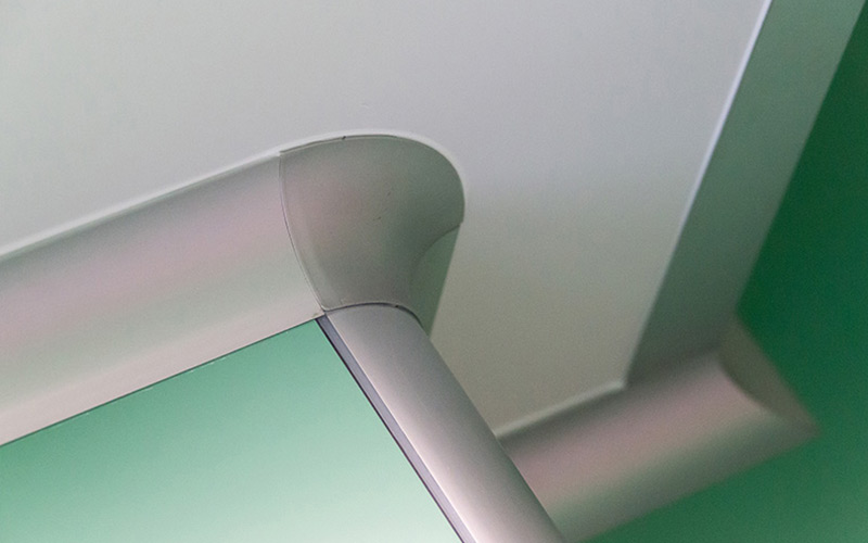 Profili alluminio per camere bianche ospedale