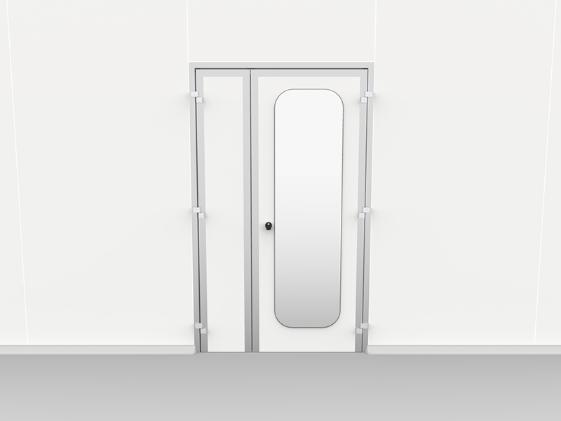 Porta un anta e mezza visiva a specchio Delta2000